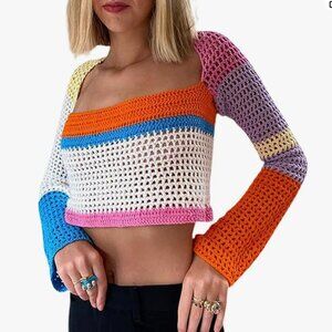 NWOT - knit crop top